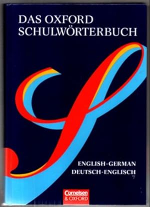 Seller image for Das Oxford Schulwrterbuch. English-German/Deutsch Englisch. for sale by Leonardu