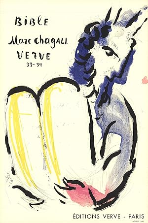 Seller image for MARC CHAGALL Moses, 1956 for sale by Art Wise