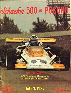 Image du vendeur pour Pocono International Raceway Auto Race Program 7/1/1973-USAC Indy cars-FR/G mis en vente par DTA Collectibles