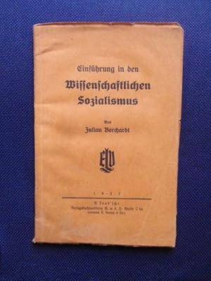 Bild des Verkufers fr Einfhrung in den wissenschaftlichen Sozialismus. zum Verkauf von Antiquariat Klabund Wien