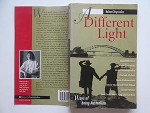 Imagen del vendedor de A different light: ways of being Australian a la venta por Aucott & Thomas