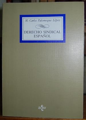 Seller image for DERECHO SINDICAL ESPAOL for sale by Fbula Libros (Librera Jimnez-Bravo)