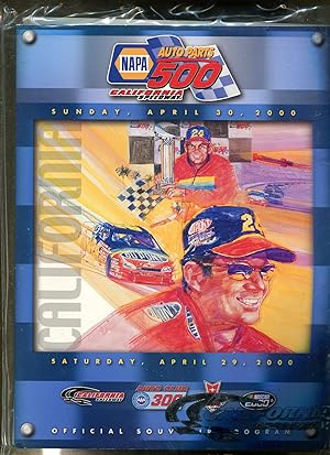 California Speedway NASCAR Stock Car Race Program 4/2000-Gordon-VF