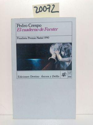 Imagen del vendedor de EL CUADERNO DE FORSTER a la venta por Librera Circus