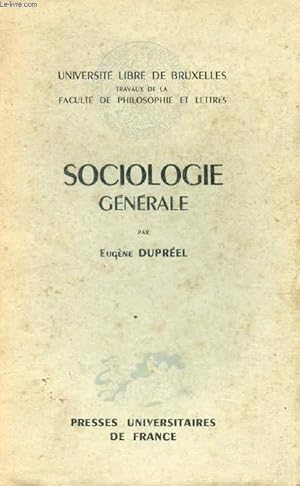 Imagen del vendedor de SOCIOLOGIE GENERALE a la venta por Le-Livre