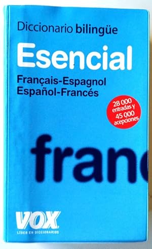 Seller image for Diccionario esencial franais-espagnol, espaol-francs VOX for sale by Librera Salvalibros Express