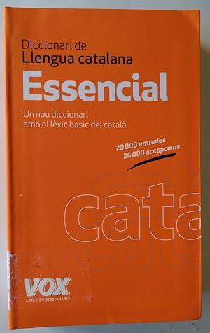 Seller image for Diccionari essencial de llengua catalana for sale by Librera Salvalibros Express