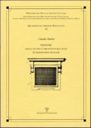 Image du vendeur pour Finestre. Tratte da da alcune fabbriche di Firenze e incise da Ferdinando Ruggeri. mis en vente par FIRENZELIBRI SRL