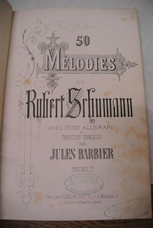 50 Melodies de Robert Schumann.