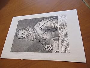 Imagen del vendedor de Jean Sadeler [Original Antique Engraving By Conrad Waumans, Printed By Ioannes Meyssens] a la venta por Arroyo Seco Books, Pasadena, Member IOBA