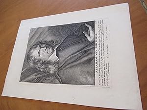 Seller image for Abraham Van Diepenbeke [Original Antique Engraving By Paula Pontius (1603-1658)] for sale by Arroyo Seco Books, Pasadena, Member IOBA