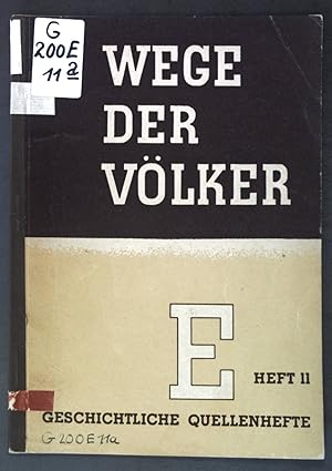 Bild des Verkufers fr Europische Politik 1919-1950; Wege der Vlker, Ausgabe E Geschichtliche Quellenhefte, Heft 11; zum Verkauf von books4less (Versandantiquariat Petra Gros GmbH & Co. KG)