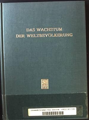 Imagen del vendedor de Das Wachstum der Weltbevlkerung a la venta por books4less (Versandantiquariat Petra Gros GmbH & Co. KG)