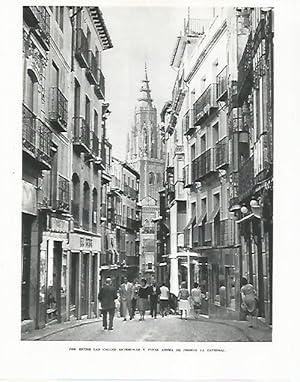 Bild des Verkufers fr LAMINA 9023: Calles de Toledo zum Verkauf von EL BOLETIN