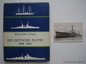 Bild des Verkufers fr Die deutsche Flotte 1848-1945. Geschichte des Deutschen Krigsschiffbaus. Mit einer Einfhrung von Friedrich Ruge. zum Verkauf von Antiquariat Hans-Jrgen Ketz