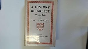 Imagen del vendedor de A History of Greece to 322 B.C. a la venta por Goldstone Rare Books