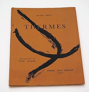 Image du vendeur pour Thermes mis en vente par Librairie-Galerie Emmanuel Hutin
