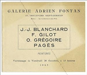 J.J. BLANCHARD - F. GILOT - O. GREGOIRE - PAGES.