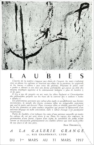 Seller image for LAUBIES (Ren). for sale by Librairie-Galerie Dorbes Tobeart