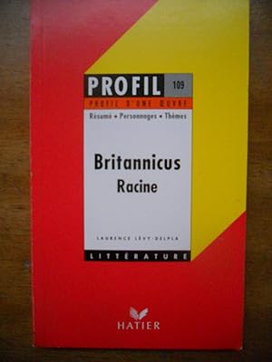 Bild des Verkufers fr Britannicus / Resume, personnages, themes zum Verkauf von Frederic Delbos