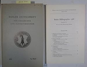Basler Zeitschrift für Geschichte und Altertumskunde 69. Band 1969