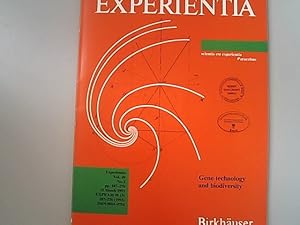 Image du vendeur pour Gene technology and biodiversity. Experientia, Interdisciplinary journal for life sciences. Volume 49, No. 3, 1993. mis en vente par Antiquariat Bookfarm