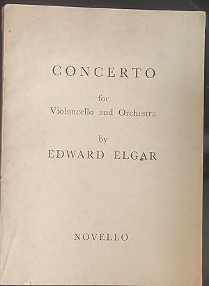 Concerto for Violoncello and Orchestra, Op.85. [Score]