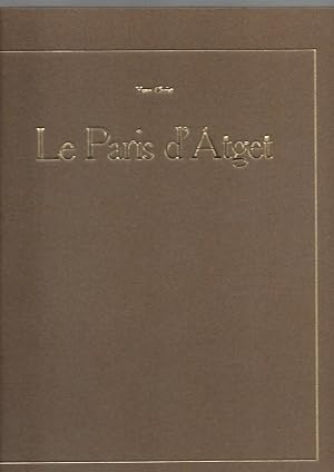 Seller image for Le Paris d'Atget. for sale by Librairie Les Autodidactes - Aichelbaum