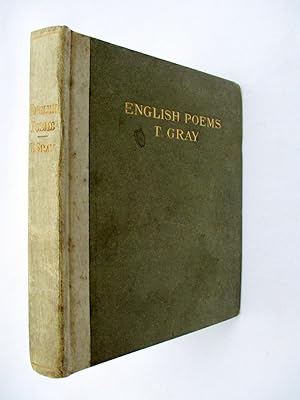 English Poems by Thomas Grey.