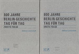 Bild des Verkufers fr 800 Jahre Berlin-Geschichte Tag fr Tag. Erste und zweite Folge komplett in 2 Teilen. zum Verkauf von Antiquariat Carl Wegner