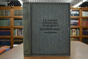 Leipziger Populäre Zeitschrift für Homöopathie. 61. Jahrgang 1930.