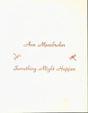 Imagen del vendedor de Something Might Happen a la venta por Eureka Books