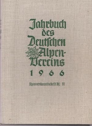 Jahrbuch des Deutschen Alpenvereins 1966. ( Alpenvereinszeitschrift Band 91).