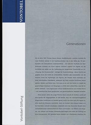 Generationen. Illustrationen von Dieter Löchle. Vontobel-Stiftung.