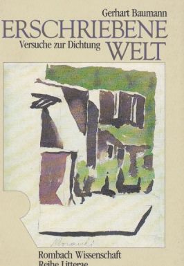 Bild des Verkufers fr Erschriebene Welt : Versuche zur Dichtung. Rombach-Wissenschaft : Reihe litterae. zum Verkauf von Fundus-Online GbR Borkert Schwarz Zerfa