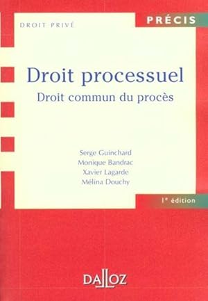 Seller image for Droit processuel for sale by Chapitre.com : livres et presse ancienne
