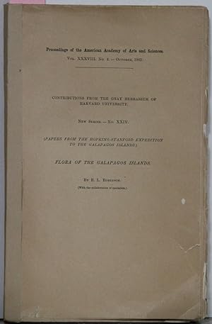 Flora of the Galapagos Islands (= Proceedings of the American Academy of Arts and Sciences, Vol. ...