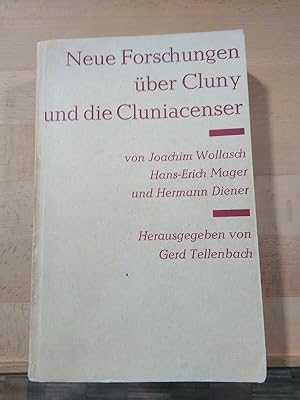 Immagine del venditore per Neue Forschungen ber Cluny und die Cluniacenser. venduto da Antiquariat Thomas Nonnenmacher