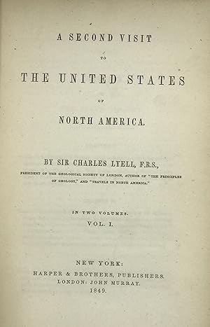 Bild des Verkufers fr A Second Visit to the United States of North America zum Verkauf von Bartleby's Books, ABAA