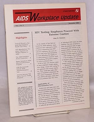 AIDS Workplace Update: vol. 1, #5 & 6, December 1988 & January 1989 [two issues]