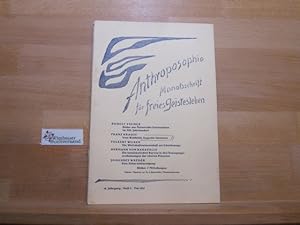 Anthroposophie. Monatsschrift für freies Geistesleben Nr. 8 Mai 1932, 14. Jahrgang