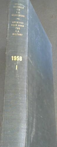 Seller image for Argief-jaarboek vir Suid-Afrikaanse Geskiedenis/ Archives Year Book for South African History (Twenty-First Year-Vol. 1) for sale by Chapter 1