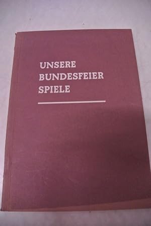 Seller image for Bundesfeierspiele [Bundesfeier-Spiele] 1934. for sale by Antiquariat Bookfarm