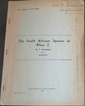 The South African Species of Rhus L. (from Bothalia. Vol III (1930))