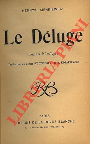 Bild des Verkufers fr Le Dluge. zum Verkauf von Libreria Piani