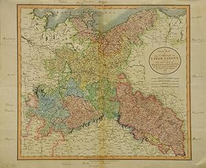 A New Map of The Circle of Upper Saxony, with The Duchy of Silesia and Lusatia. [1801]. [Kolorier...