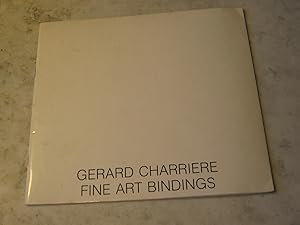 Seller image for Gerard Charriere Fine Art Bindings for sale by Craftsbury Antiquarian Books