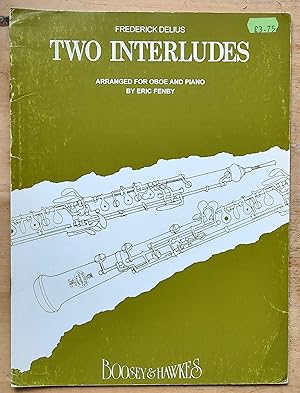 Imagen del vendedor de Two Interludes for Oboe and Piano a la venta por Shore Books