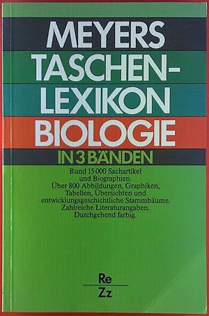 Seller image for Meyers Taschenlexikon Biologie in 3 Bnden. Band 3; Re - Zz. for sale by biblion2