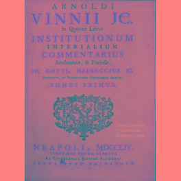 Imagen del vendedor de In quatuor libros Institutionum Imperialium commentarius academicus et forensis a la venta por Libreria Antiquaria Giulio Cesare di Daniele Corradi